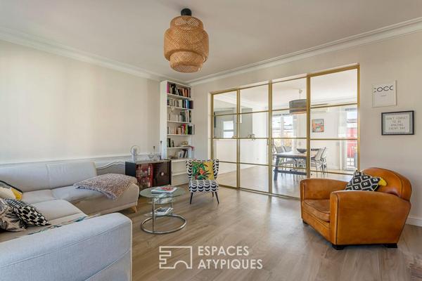 Appartement rénové en dernier étage avec une terrasse plein ciel de 122m2