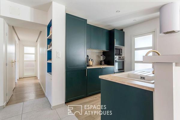 Appartement rénové en dernier étage avec une terrasse plein ciel de 122m2