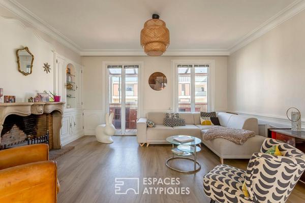 Appartement rénové en dernier étage avec une terrasse plein ciel de 122m2