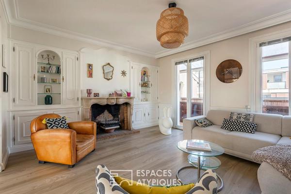 Appartement rénové en dernier étage avec une terrasse plein ciel de 122m2