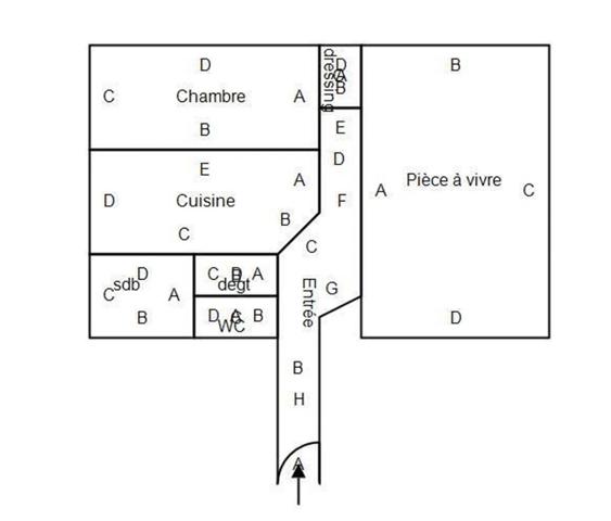SAINT QUENTIN Centre Ville,  Appartement à vendre 2 pièces  (02100)