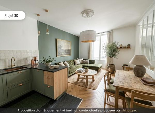 Appartement à vendre |                                       Pontoise |                                        2 pièces  |  42 m²