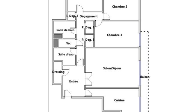 Appartement à vendre    4 pièces • 92 m2 Paris 14