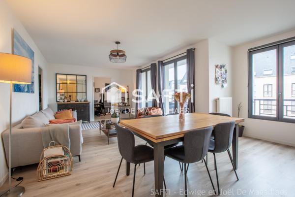 SUPERBE APPARTEMENT 4 PIECES-  86 M2- BALCON - CENTRE VILLE