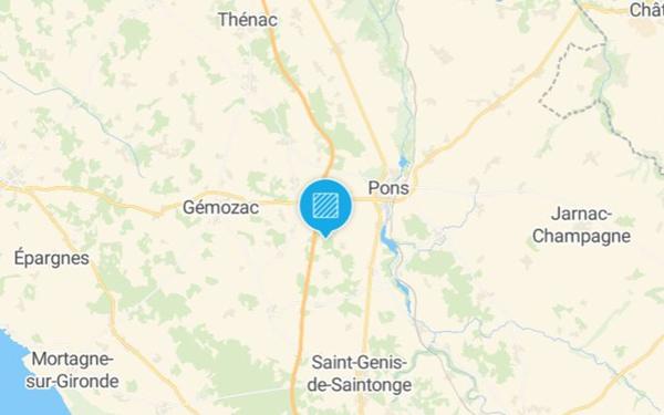 Terrain à vendre    Pons