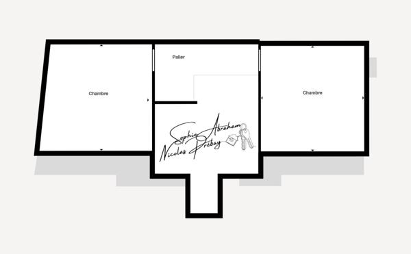 Maison en pierres de 3 pièces avec jardinet