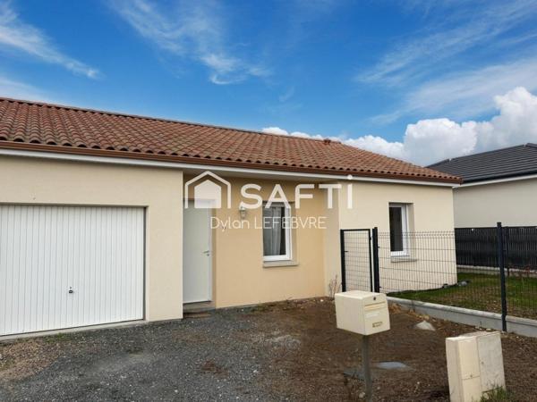 Pavillon moderne de 2021 – 74 m² habitables – Terrain 440 m²