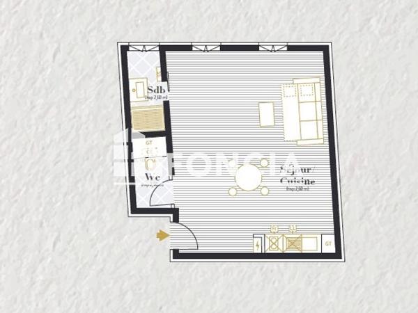 Location Studio 40 m² - 2 RUE JEAN MOULIN Saintes 17100