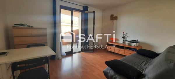 Confortable T1, grande Terrasse