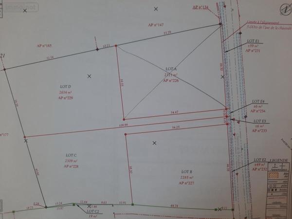 Terrain à Batir à vendre à Challans en Vendée (85300), ref : 85091-5151