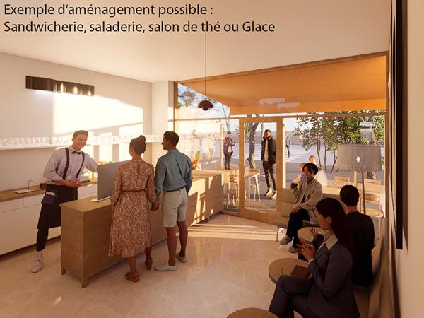 A VENDRE - SANDWICHERIE - SALADERIE - SALON DE THÉ - GLACIER