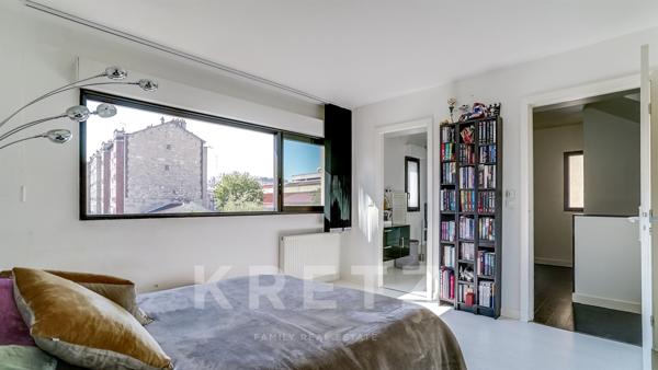 Maison d'architecte sur jardin arboré