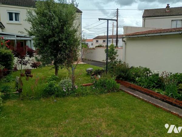 SAINT-HERBLAIN - maison de 69,44m², 3 CH, garage et jardin de 316m²