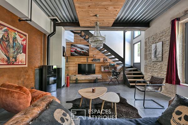 Maison de village rénovée avec jardin et garage proche du Pont du Gard