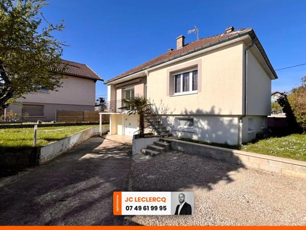 CHARMANTE MAISON INDIVIDUELLE SUR SOUS-SOL 3 CHAMBRES