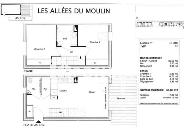 Location Appartement 3 pièces 58.85 m² - 153 CHEMIN TOURNEFEUILLE Toulouse 31300