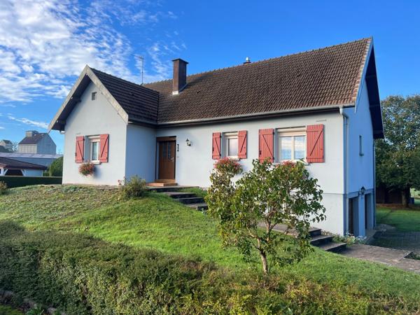 Maison de 164 m2 sur sous-sol, 4 chambres, terrain et dépendance
