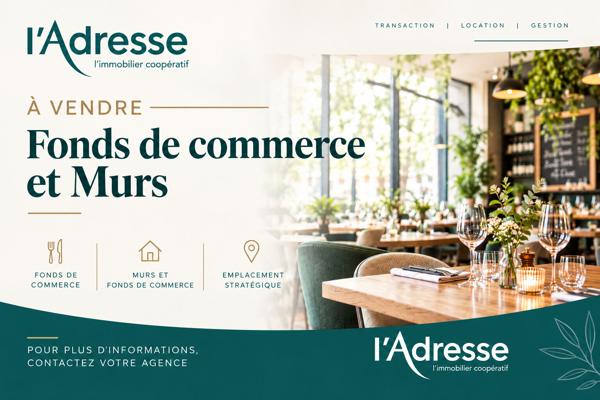 Murs et fond de commerce Guérande 90m²