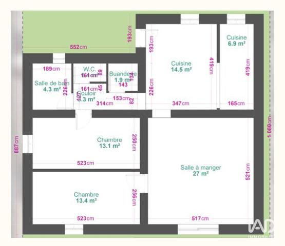 Maison à vendre 3 pièces 85 m² La Guérinière