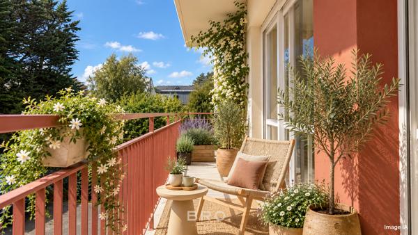 APPARTEMENT 3 PIÈCES - 84M2 - BALCON SUD - GARAGE - VANNES LA MADELEINE