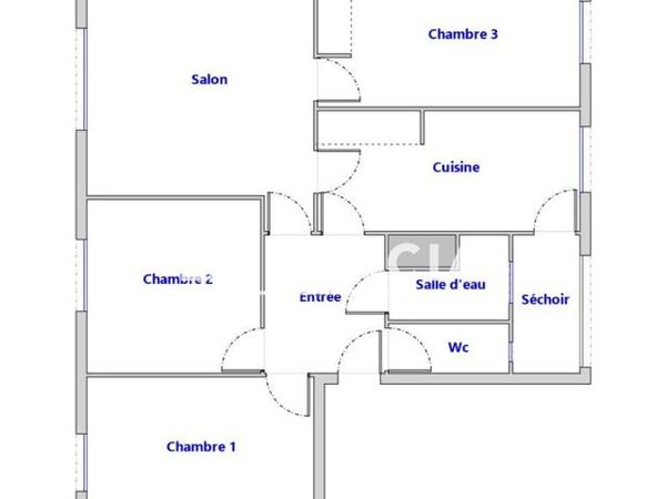 Location Appartement 4 pièces 64.01 m² - RESIDENCE LE VAL D'ERDRE Nantes 44000