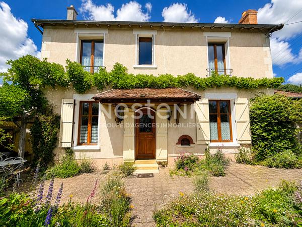 Maison de caractère Varennes-Vauzelles 2h de Paris terrain 1114m2 familiale  5 chambres