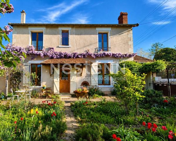 Maison de caractère Varennes-Vauzelles 2h de Paris terrain 1114m2 familiale  5 chambres