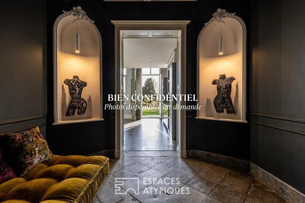 Appartement d’exception avec jardin paysager et pool house