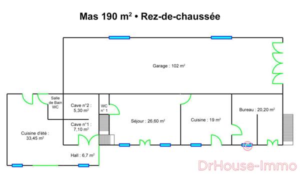 Maison à vendre 6 pièces de 149 m²