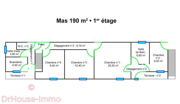 Maison à vendre 6 pièces de 149 m²