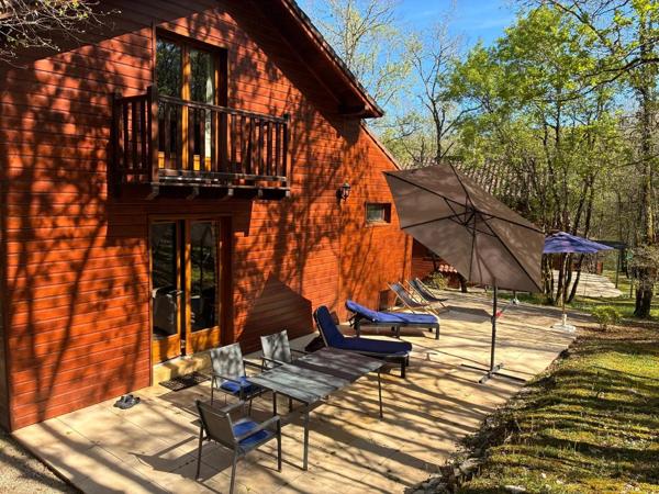 Chalet de 3 chambres sur un golf près de Souillac