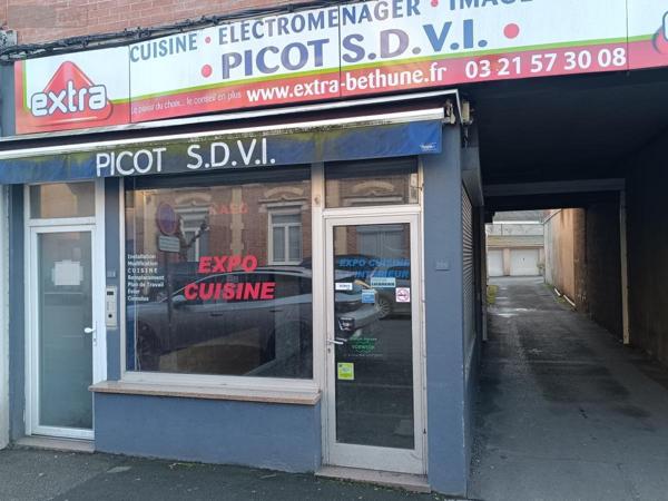 Local Professionnel et commercial à vendre à Béthune dans le Pas-de-Calais (62400), ref : 62024-1777