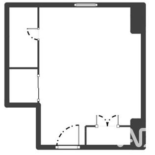 Studio à vendre 17 m² Follainville-Dennemont