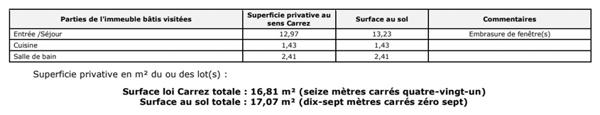 Studio à vendre 17 m² Follainville-Dennemont