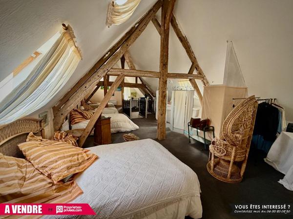 Demeure authentique - surface au sol de 414 m²  - piscine - dépendances - parc arboré - 467 955  HAI