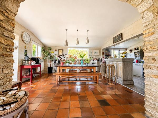BSKIMMOBILIER vous présente : Une maison singulière, pleine de cachet, idéalement située et offrant de belles possibilités d’évolution. Un bien rare pour celles et ceux qui recherchent plus qu’une simple habitation : un véritable lieu de vie.

Amoureux de la belle pierre, du charme de l’ancien et des maisons qui ont une véritable âme, cette propriété devrait immédiatement retenir votre attention.

Édifiée sur un terrain clos d’environ 1 130 m², cette maison de caractère de 8 pièces séduit par son cachet authentique, ses beaux volumes et son environnement privilégié. Ici, tout est réuni : pierre apparente, poutres, carreaux anciens, belles hauteurs, ambiance chaleureuse et extérieur agréable, le tout avec écoles, commerces et gare accessibles à pied.

Le rez-de-chaussée propose une belle entrée, un vaste espace séjour–salle à manger, un salon cosy, une cuisine ouverte ainsi qu’un cellier. Les pièces de vie offrent une atmosphère conviviale et familiale, avec une vraie sensation d’espace et de charme.
La maison dispose aujourd’hui de 4 chambres, réparties sur les niveaux supérieurs.

À l’étage, vous découvrirez deux belles chambres ainsi qu’une salle de bains. Le second niveau accueille deux grandes chambres supplémentaires, parfaites pour une famille, des espaces invités, un bureau ou un projet indépendant.

Un véritable atout complète ce bien : le potentiel d’évolution au rez-de-chaussée, avec la possibilité d’aménager un appartement indépendant. Cette configuration ouvre la porte à différents projets : logement familial complémentaire, espace pour recevoir, activité locative, profession indépendante ou maison d’amis.

À l’extérieur, le terrain clos offre un bel écrin de verdure, intime et agréable. Le mur de clôture en pierre vient renforcer le charme de l’ensemble et apporte une vraie identité à la propriété.

Pour plus d'information et visiter ce bien contactez Guillaume LE STRAT.

Pour vous, je réalise, gratuitement et sous 48h votre avis de valeur dans le cadre d’une succession ou de votre projet de vente sur les secteurs Golfe du Morbihan, Pays d'Auray, Ploemel, Brech, Pluneret, Sainte-Anne-D'Auray, Plumergat, Le Bono, Plougoumelen, Baden...Pluvigner et ses alentours... Au plaisir de vous aider ou vous accompagner personnellement dans votre projet immobilier !