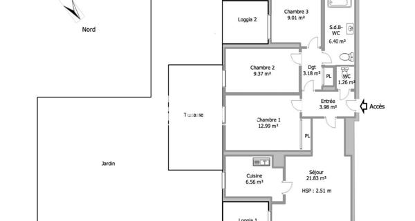 Location Appartement 4 pièces 74.58 m² - Lieusaint 77127