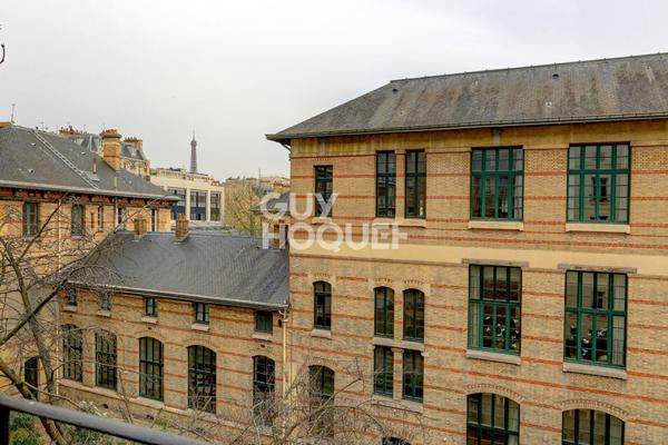 PARIS XVI - 49m2 / 2 chambres, Meublé, Tour Eiffel