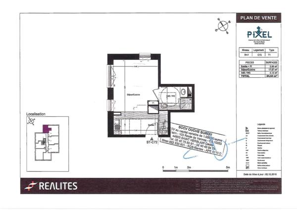 QUARTIER LA BEAUJOIRE T1 ,  
Nantes 44000
