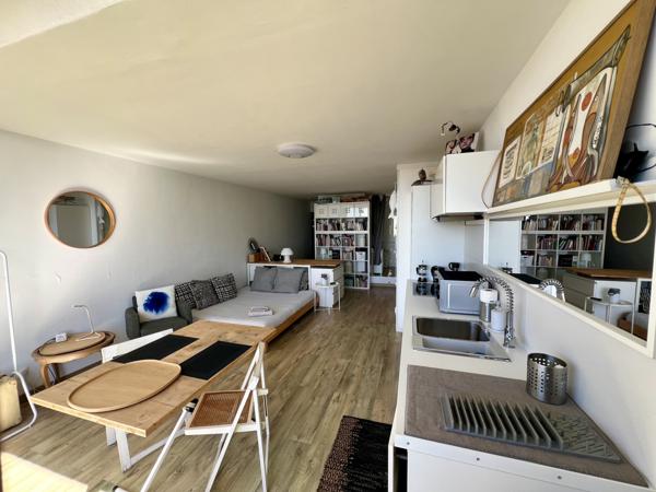La Ciotat (13600) Mini loft T1/2 MEUBLE de 37 m2 ,superbe vue mer !