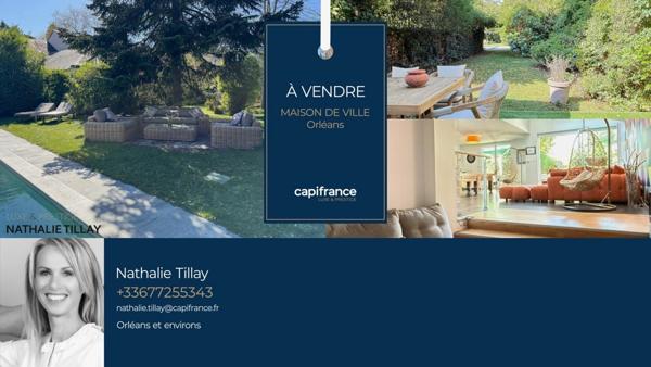 Maison Orléans St Marceau a vendre, 284 m², terrain 988 m²