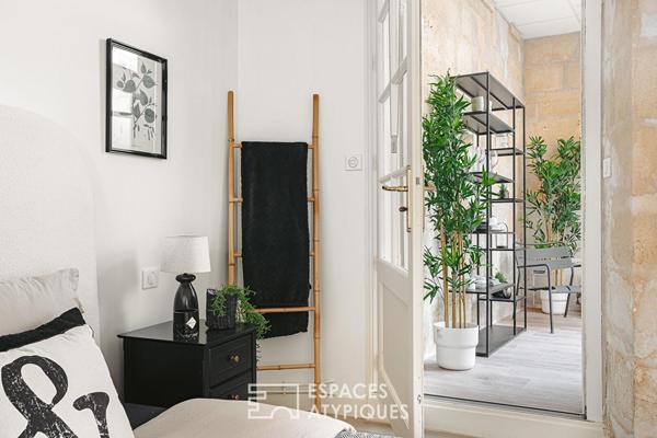 Écrin secret avec terrasse à deux pas du marché