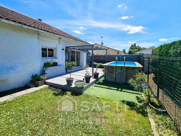 Maison rénovée avec piscine sans vis-à-vis