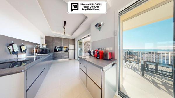 Penthouse 3 pièces 78 m²  - 86 m² de terrasses - Vue mer & Palais des Festivals