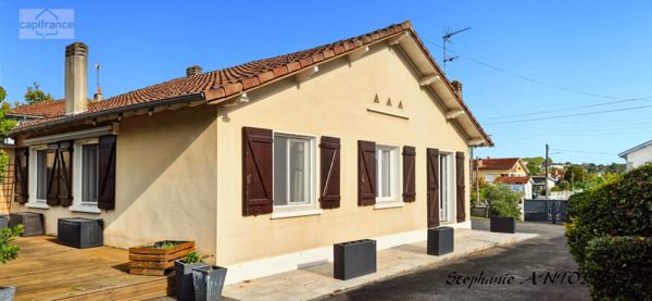 Maison de plain-pied T4, 89 m2 , avec jardin proche école collège et centre-ville ! 🌟