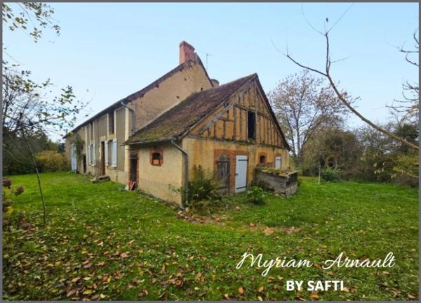 Ancien corps de ferme sur terrain de 3795 m² avec puits et dépendances