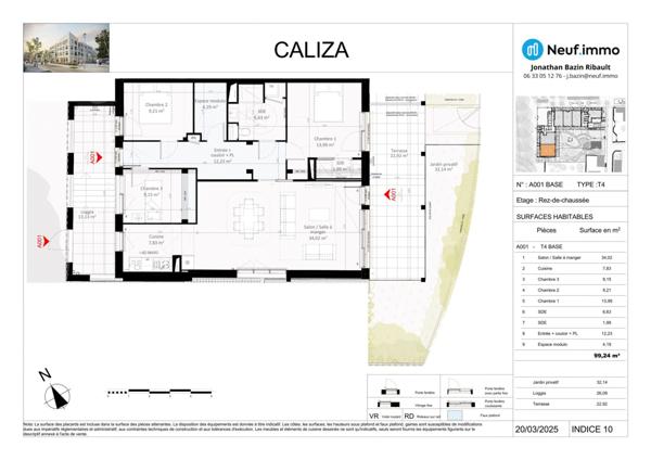 À vendre - T4, 4 pièces situé à Olivet (45160)