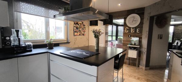 Elsenheim (67390) ELSENHEIM, prox MARCKOLSHEIM, Maison contemporaine 185 m² avec piscine et jardin.