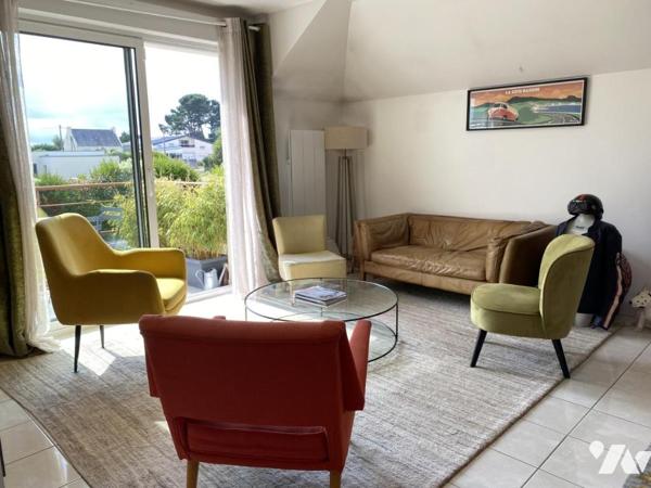 CARANTEC, à deux pas des plages, appartement de 64 m², deux chambres