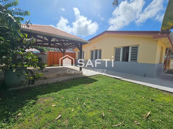 Maison de plain-pied à Les Anses d’Arlet. Proche plage et bourg,